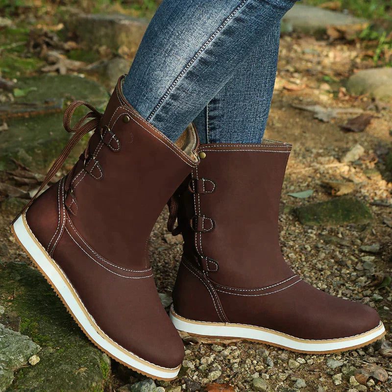 Amaira | Winter Boots with Lace-Up for Women