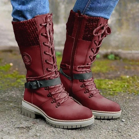Annalena | Platform Winter Boots with Lace-Up for Women