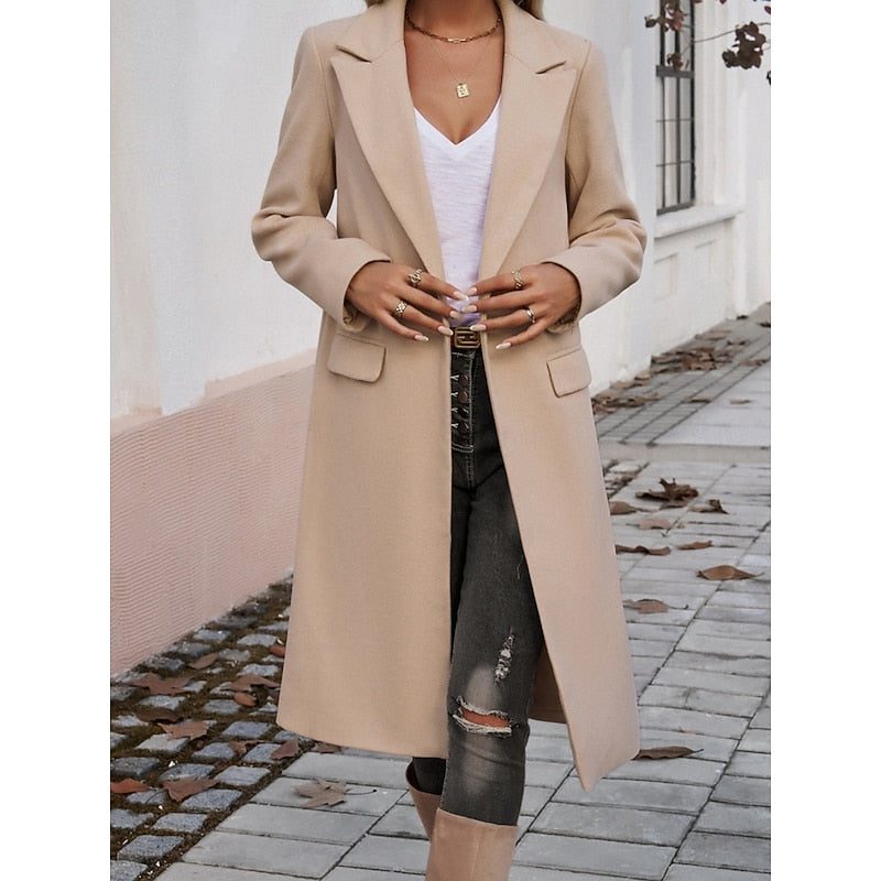 Armelle | Longline Tailored Blazer Coat for Women