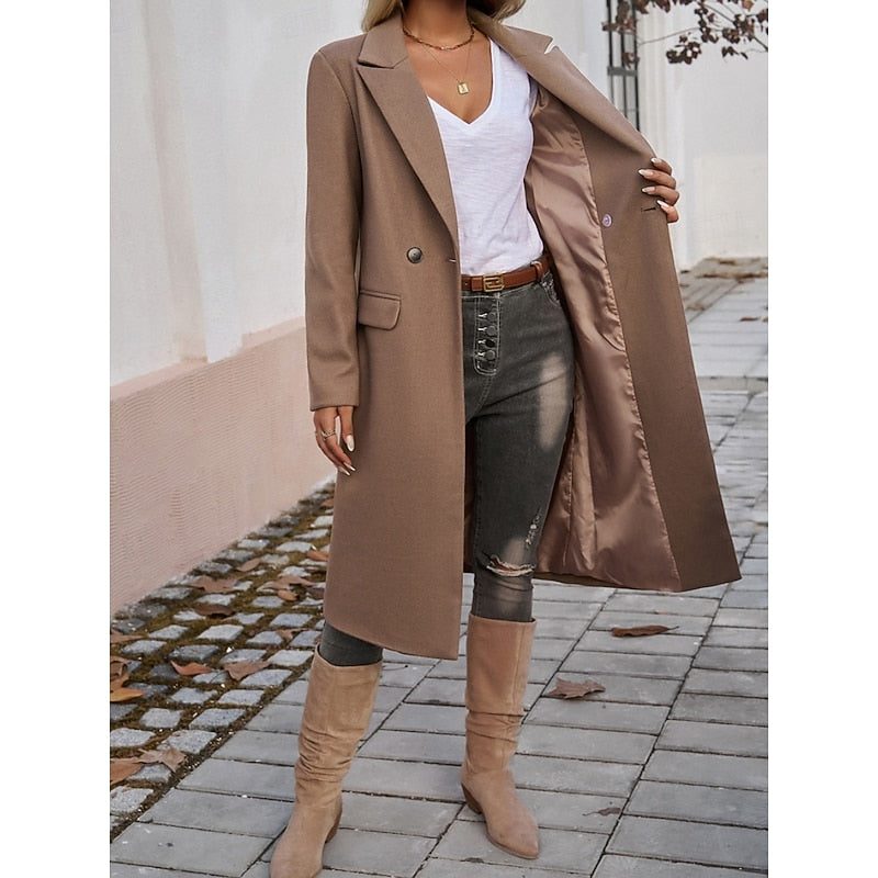 Armelle | Longline Tailored Blazer Coat for Women