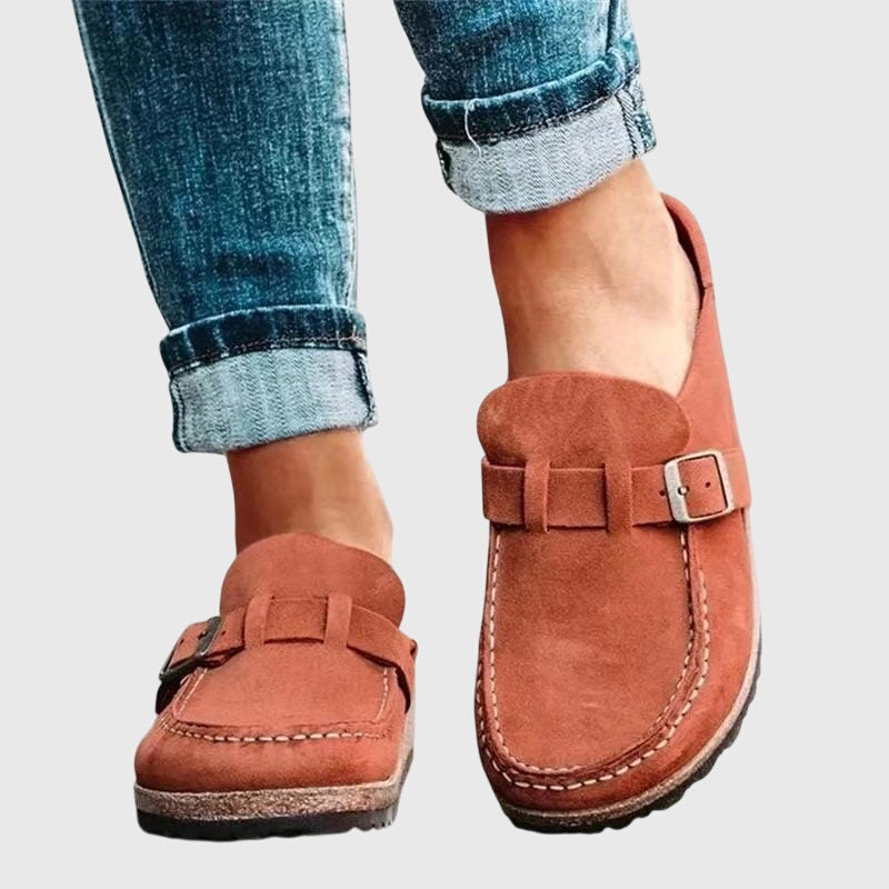 Kendra | Buckle Strap Mule Clogs for Women