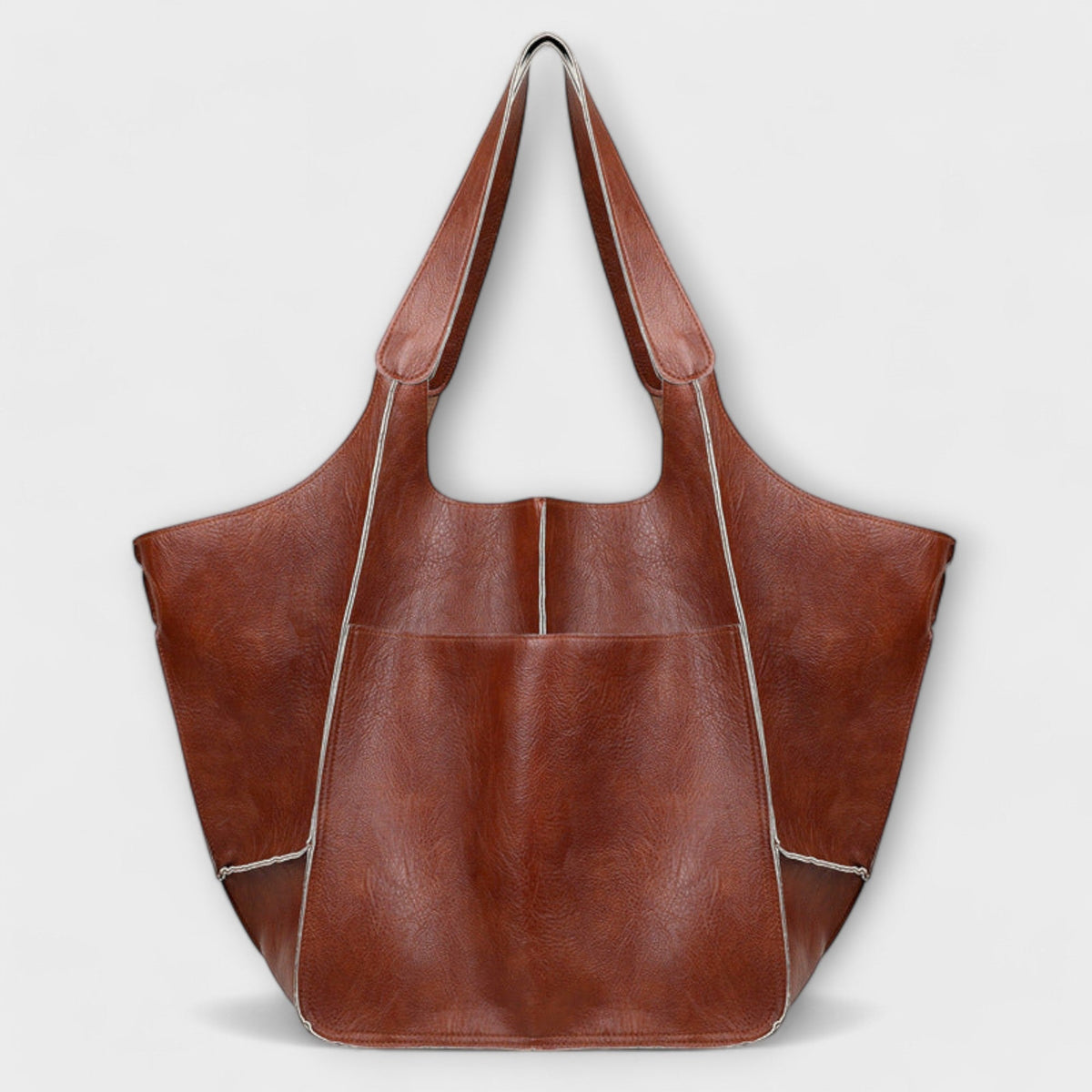 Urania | Oversized Leather Weekender Bag for Women