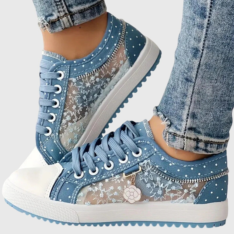 Elena | Lace-Up Platform Sneakers for Women