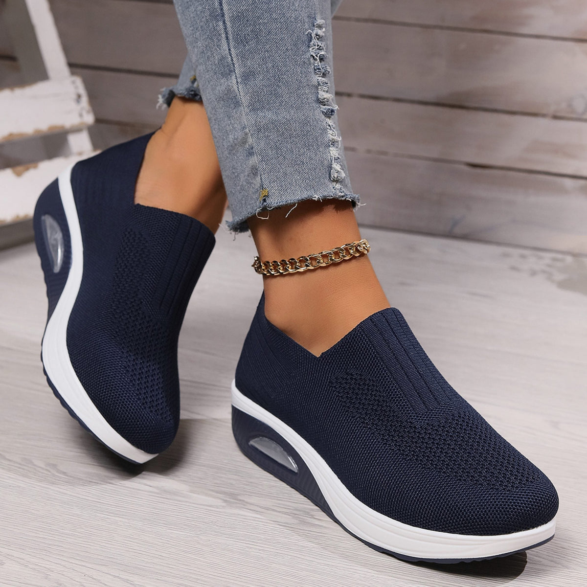 Cecelia | Knit Slip-On Sneakers for Women