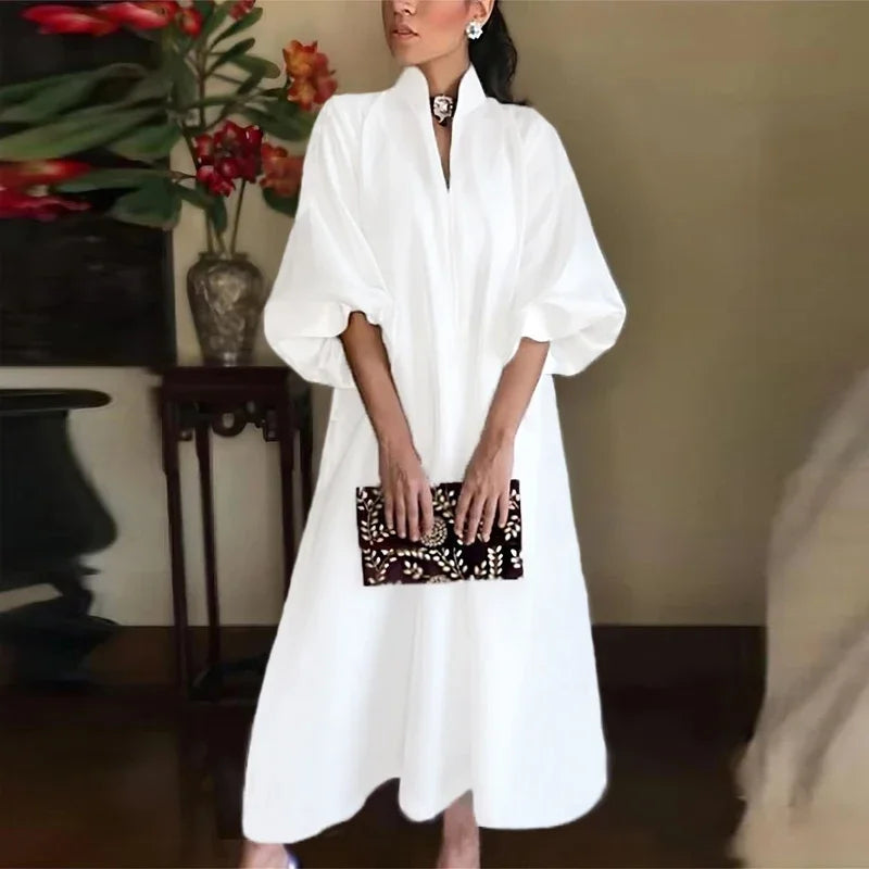 Celeste | High Neck Maxi Dress