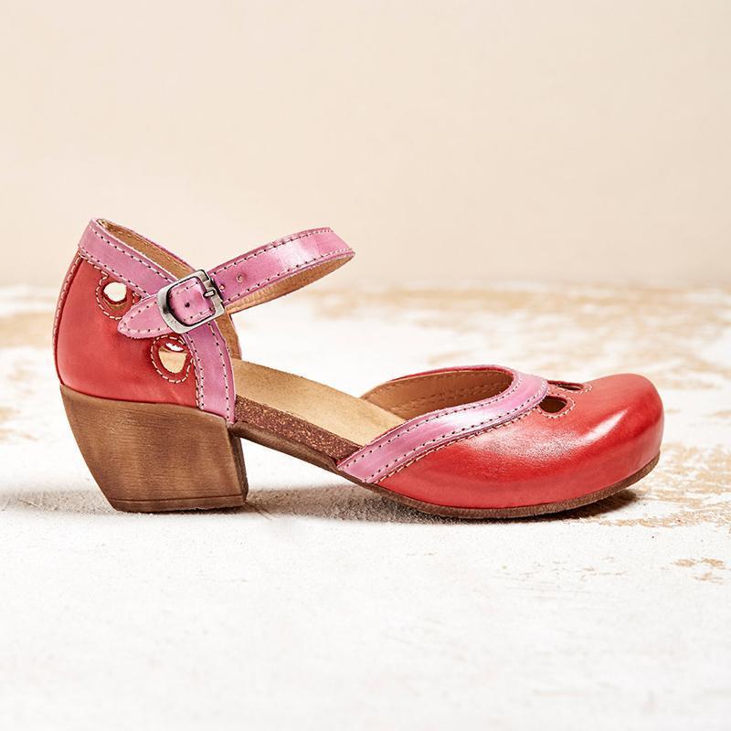 Charlotte | Ankle Strap Mary Jane Flats for Women