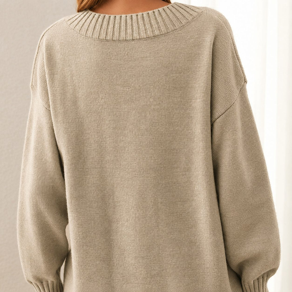 Charlotte | Relaxed Fit Sweater with V-Neck for Women