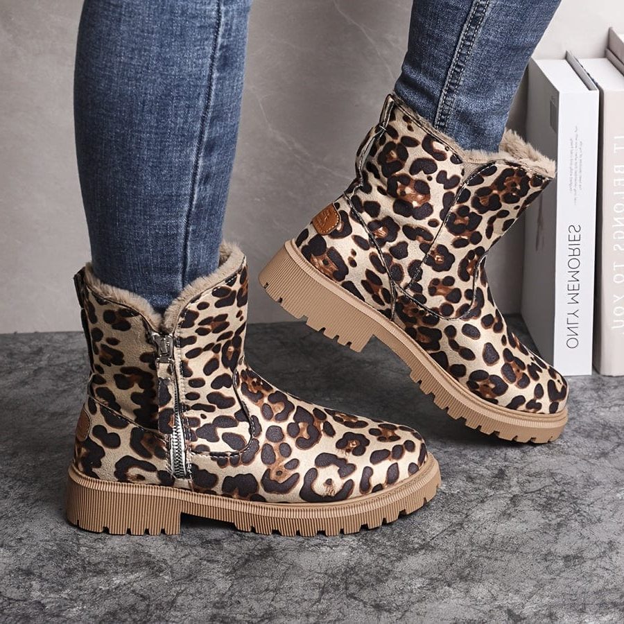 Eleanor | Lug Sole Ankle Boots with Side Zip for Women