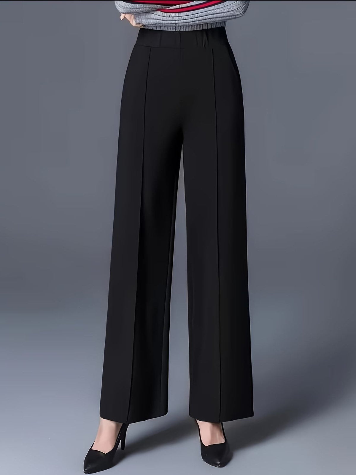 Elvire | High-Waisted Wide Leg Pants for Women