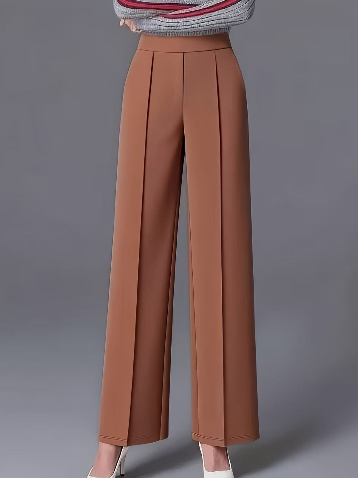 Elvire | High-Waisted Wide Leg Pants for Women