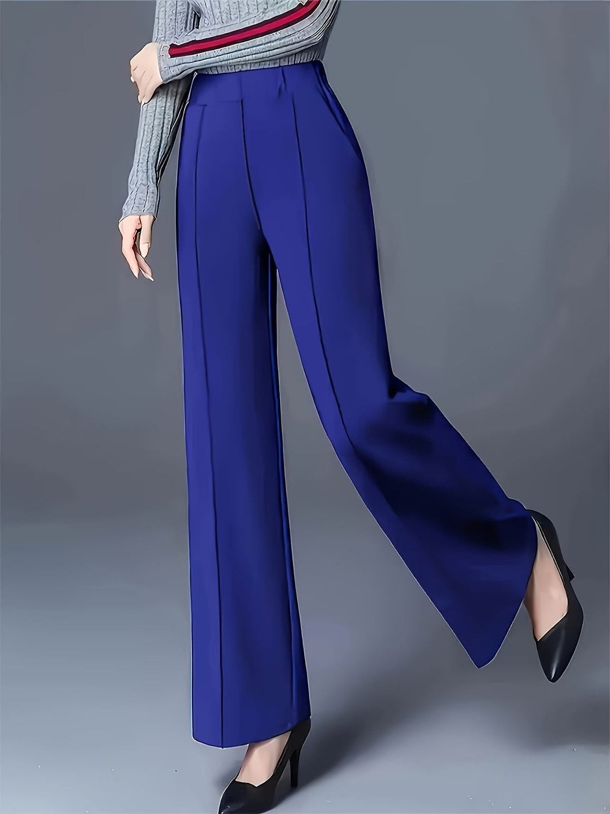 Elvire | High-Waisted Wide Leg Pants for Women