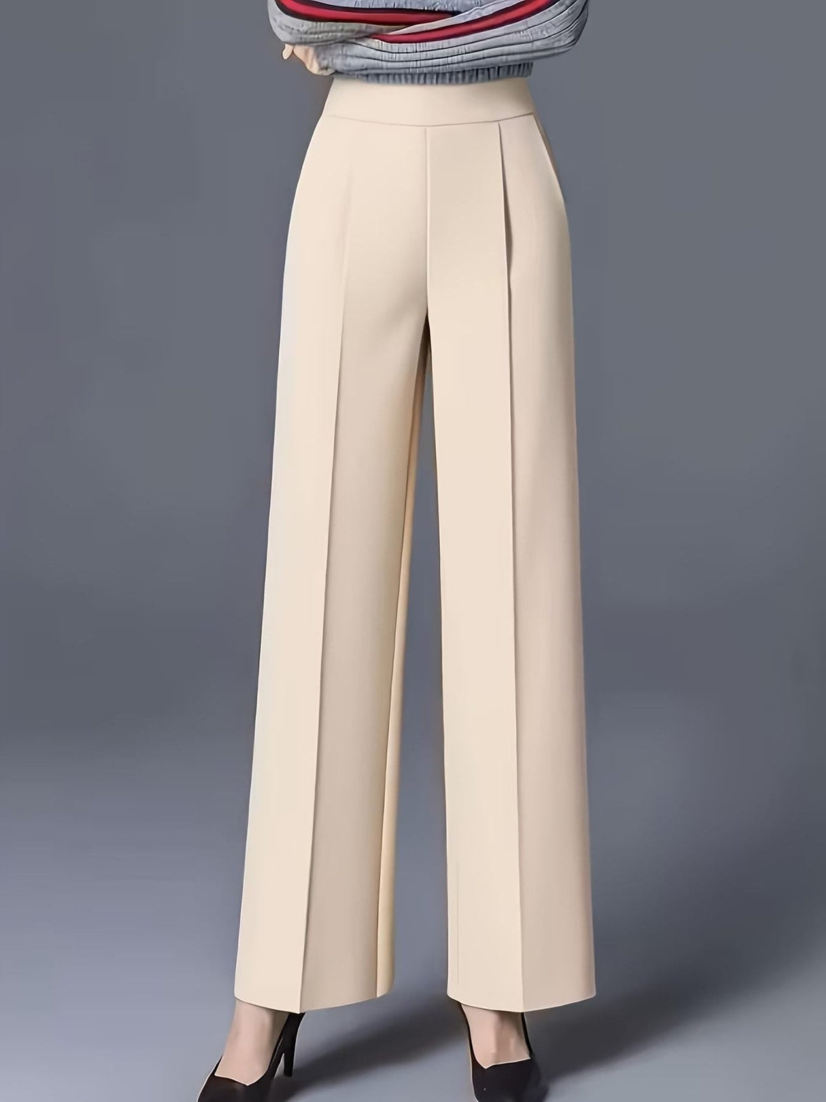 Elvire | High-Waisted Wide Leg Pants for Women