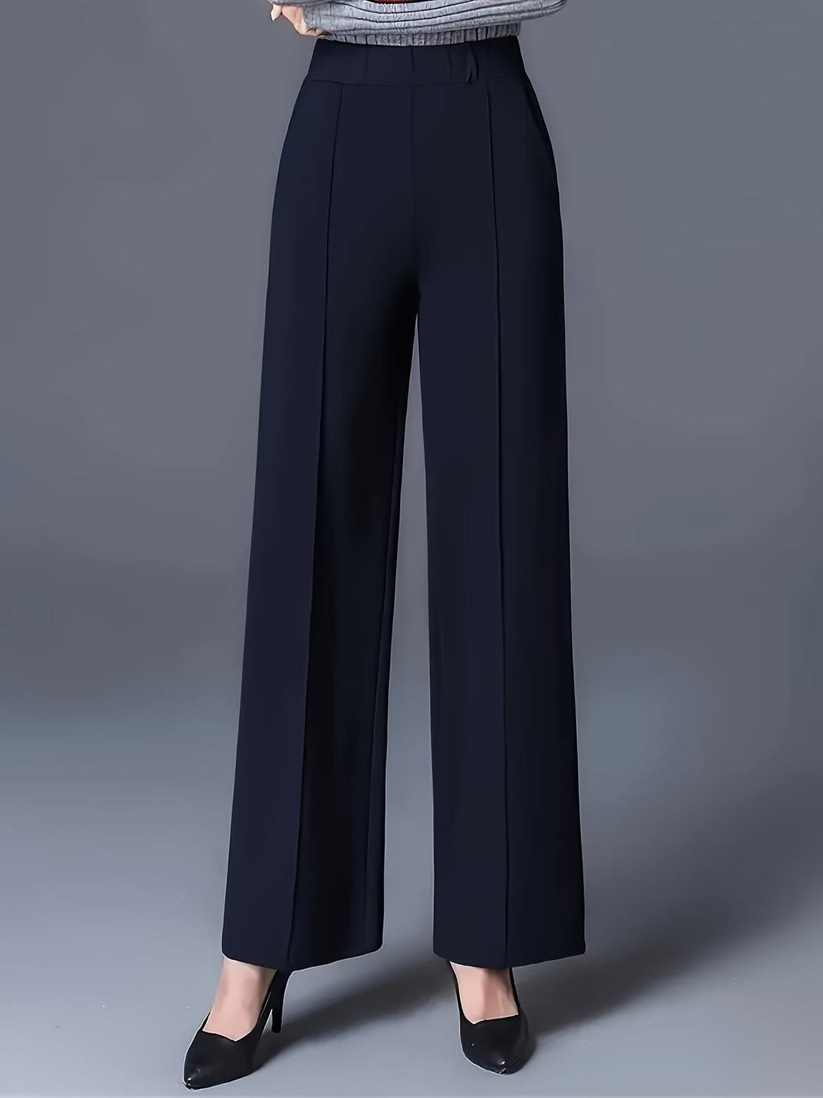 Elvire | High-Waisted Wide Leg Pants for Women
