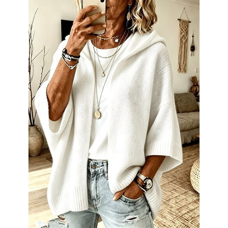 Eveline | Oversized Hooded Cardigan with Open-Front for Women