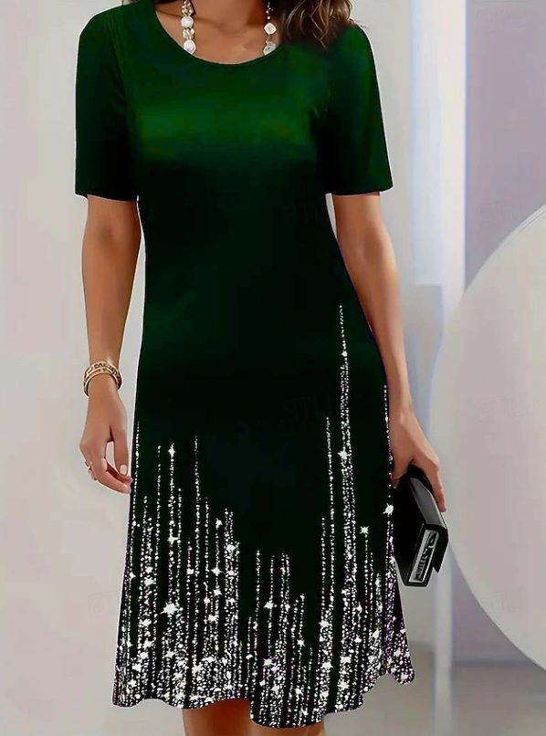 Fleurette | Sequin Midi Dress for Women