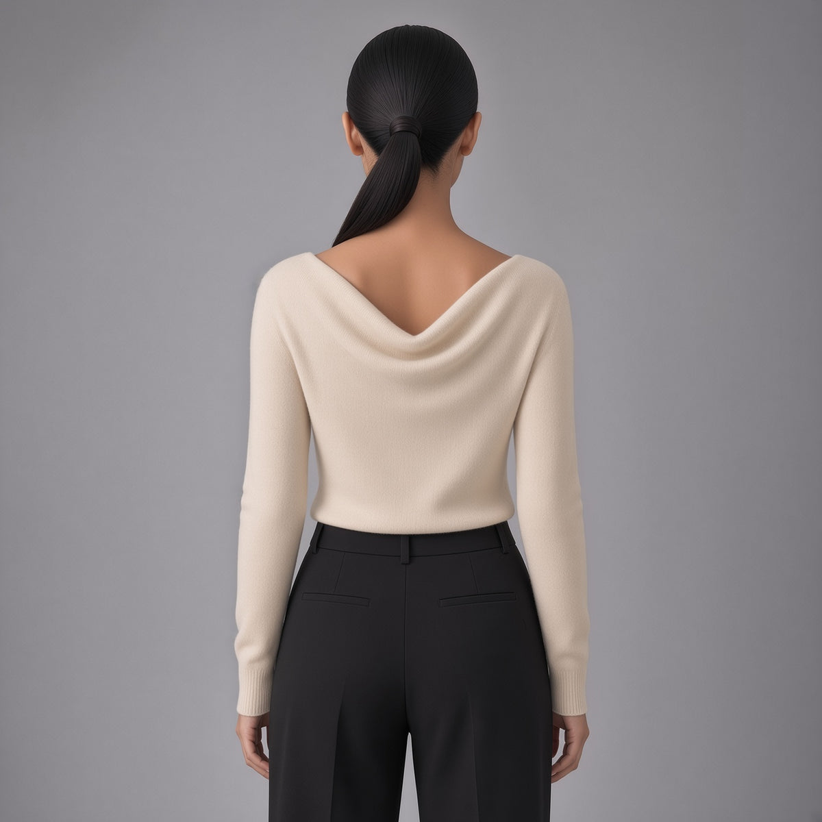 Elara | Refined Cowl Neck Top
