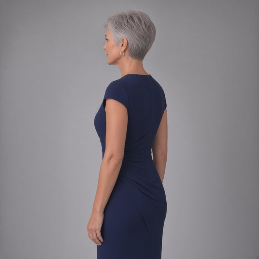 Seraphine | Elegant Ruched Midi Dress