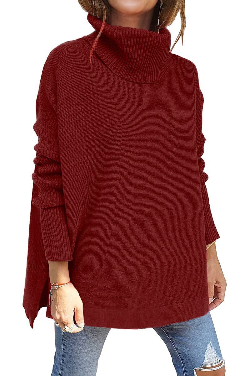 Gwen | Oversized Jumper with Roll Neck for Women