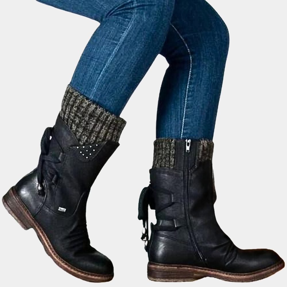 Hildegarde | Snow Boots with Lace-Up for Women