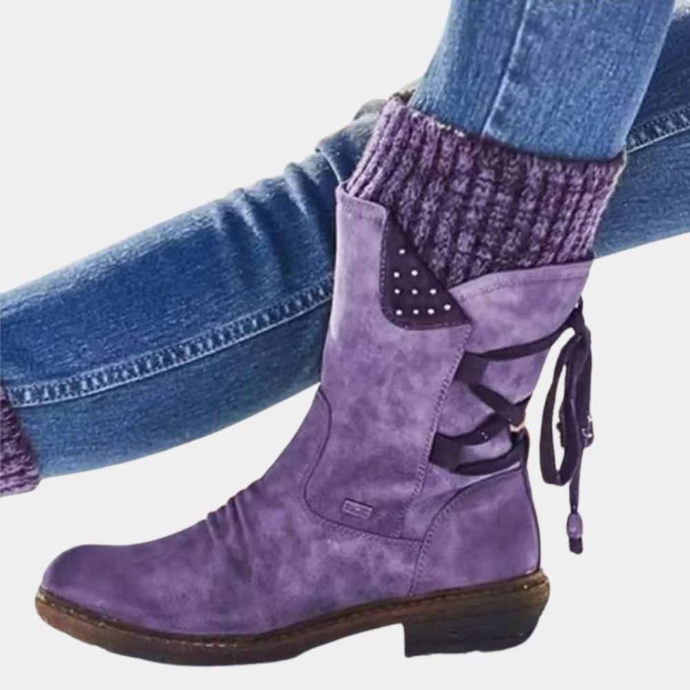 Hildegarde | Snow Boots with Lace-Up for Women