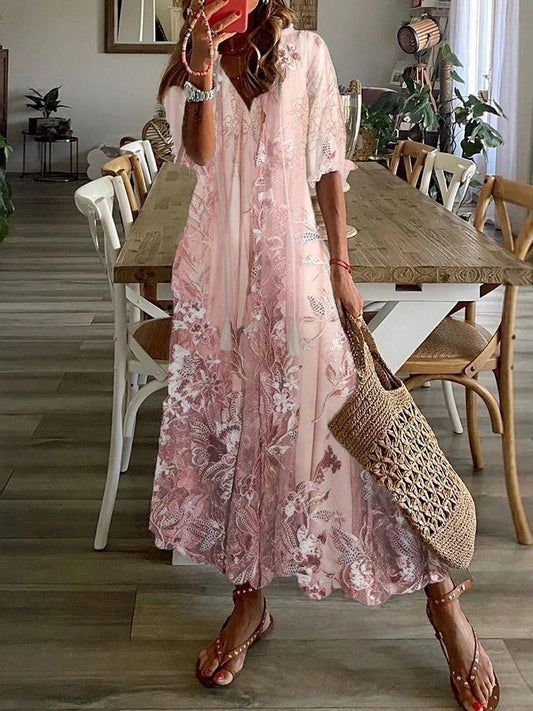 Seraphina | Floral Maxi Casual Summer Dress