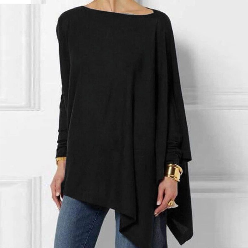 Lili | Asymmetrical Top with Long Sleeves for Women