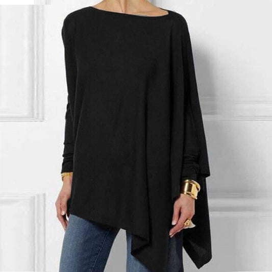 Lili | Asymmetrical Top with Long Sleeves for Women