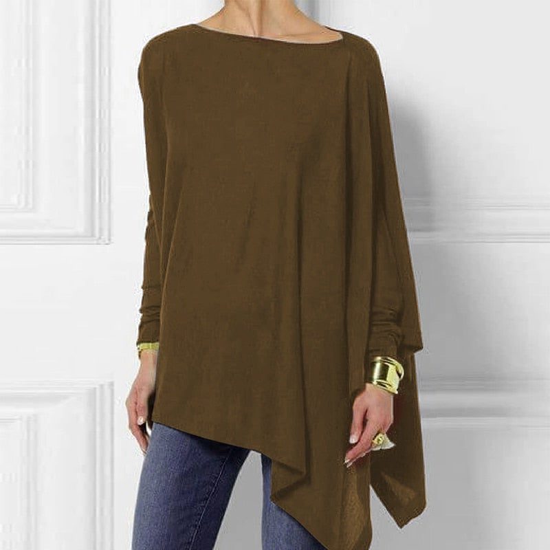 Lili | Asymmetrical Top with Long Sleeves for Women