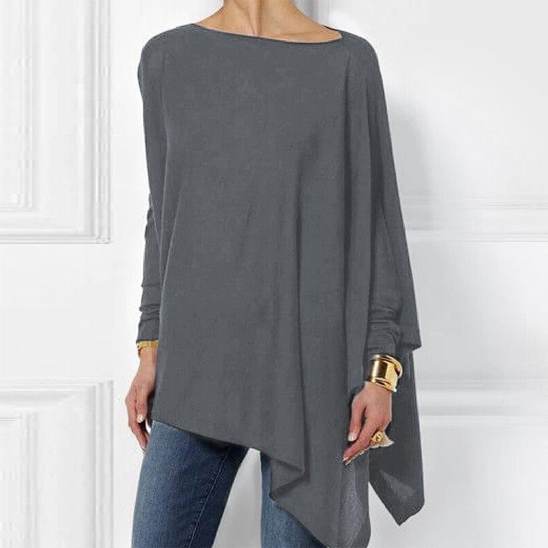 Lili | Asymmetrical Top with Long Sleeves for Women