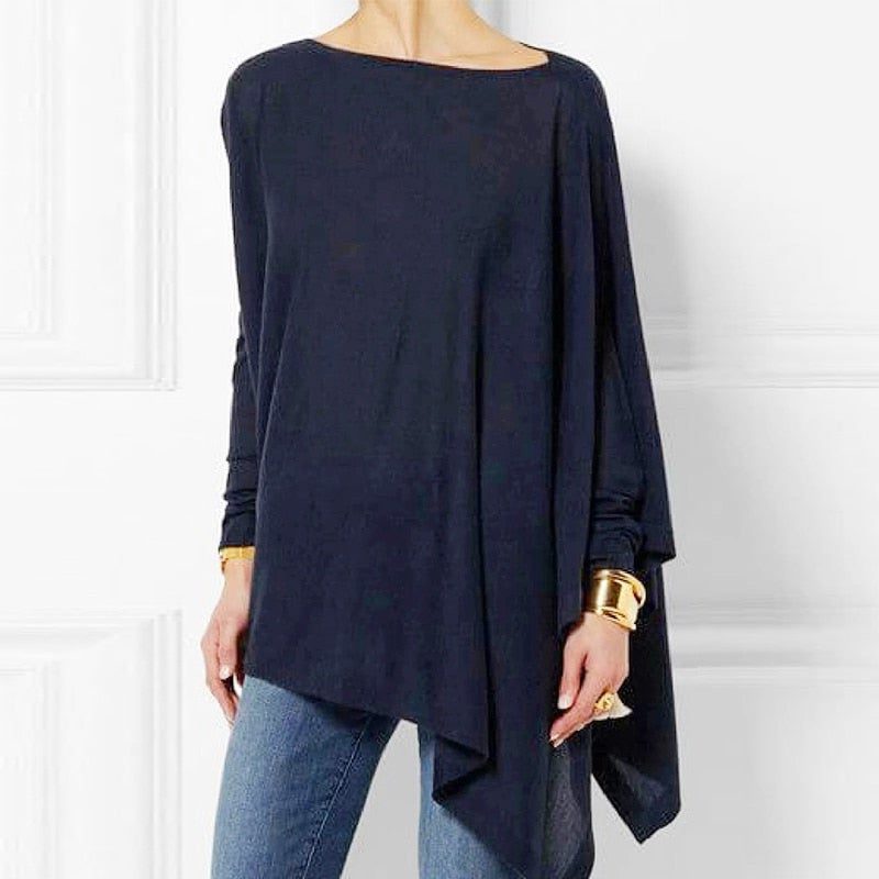 Lili | Asymmetrical Top with Long Sleeves for Women