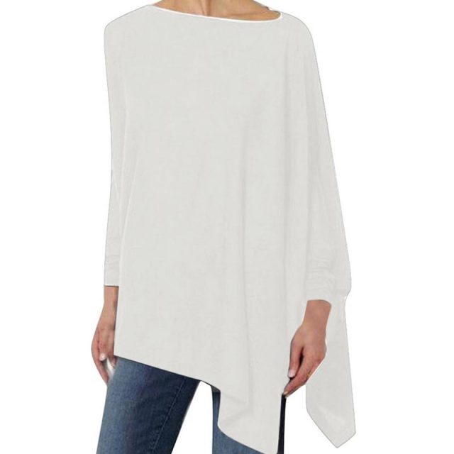 Lili | Asymmetrical Top with Long Sleeves for Women