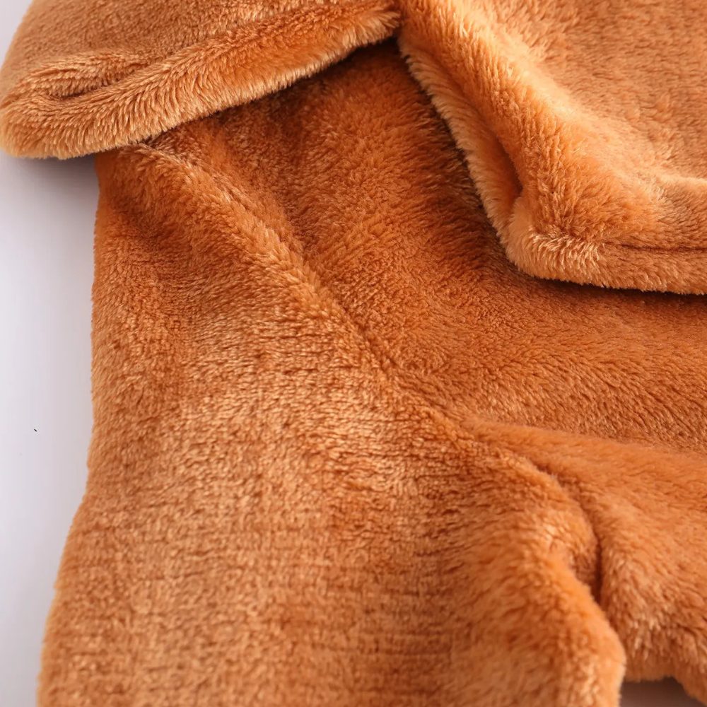 Lottie | Oversized Plush Coat with Lapel for Women