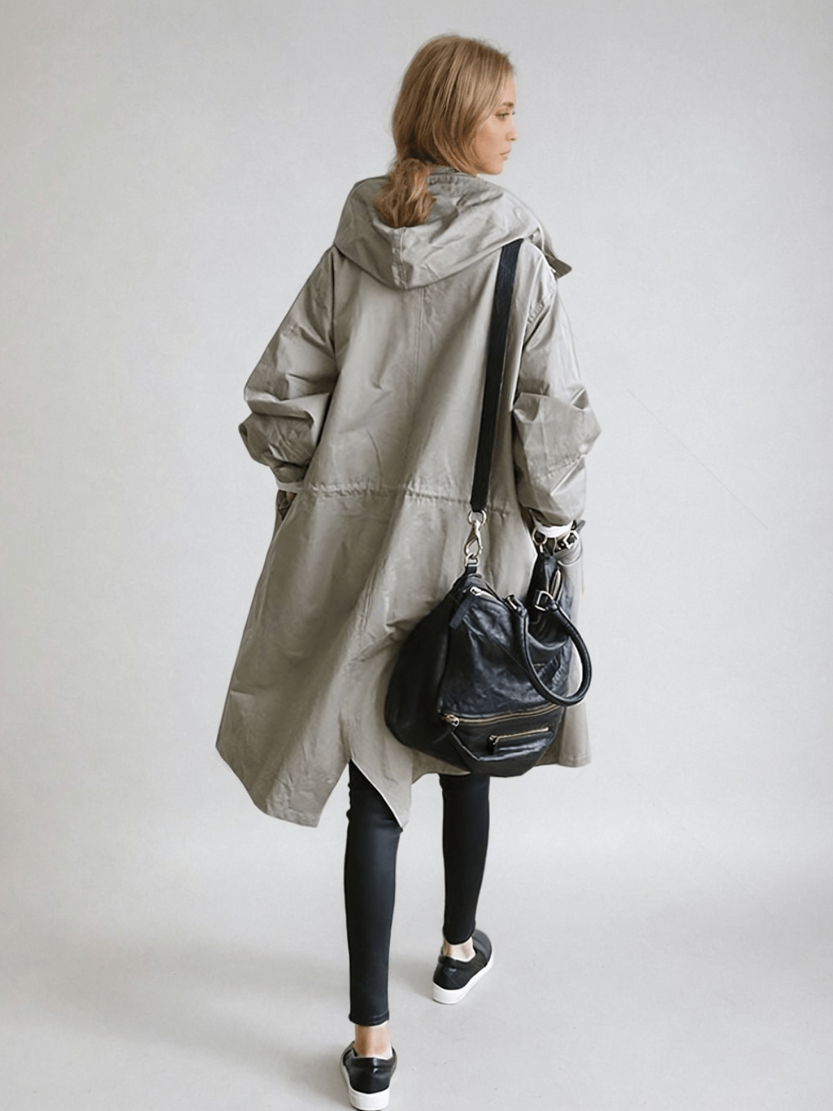 Tamora | Oversized Button-Down Trench Coat for Women