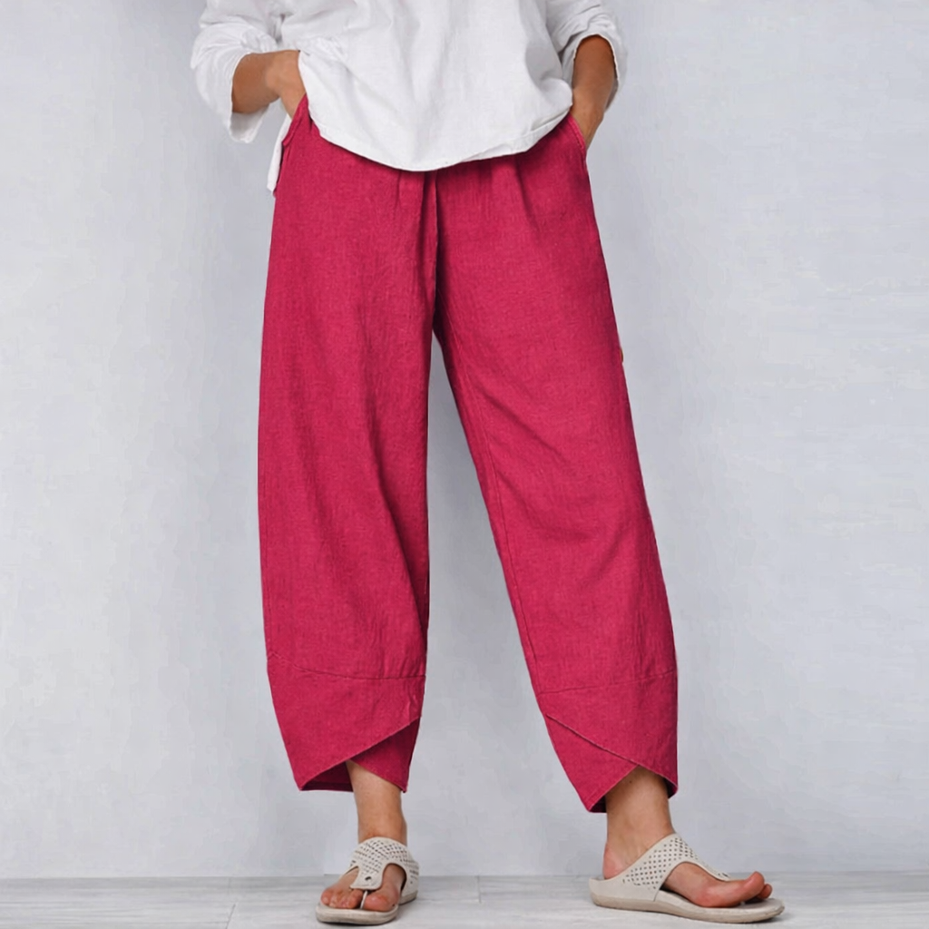 Clara | Wide Leg Cropped Pants for Women