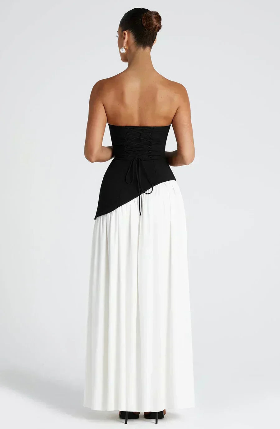 Emily | Asymmetric Maxi Wedding Guest Dress