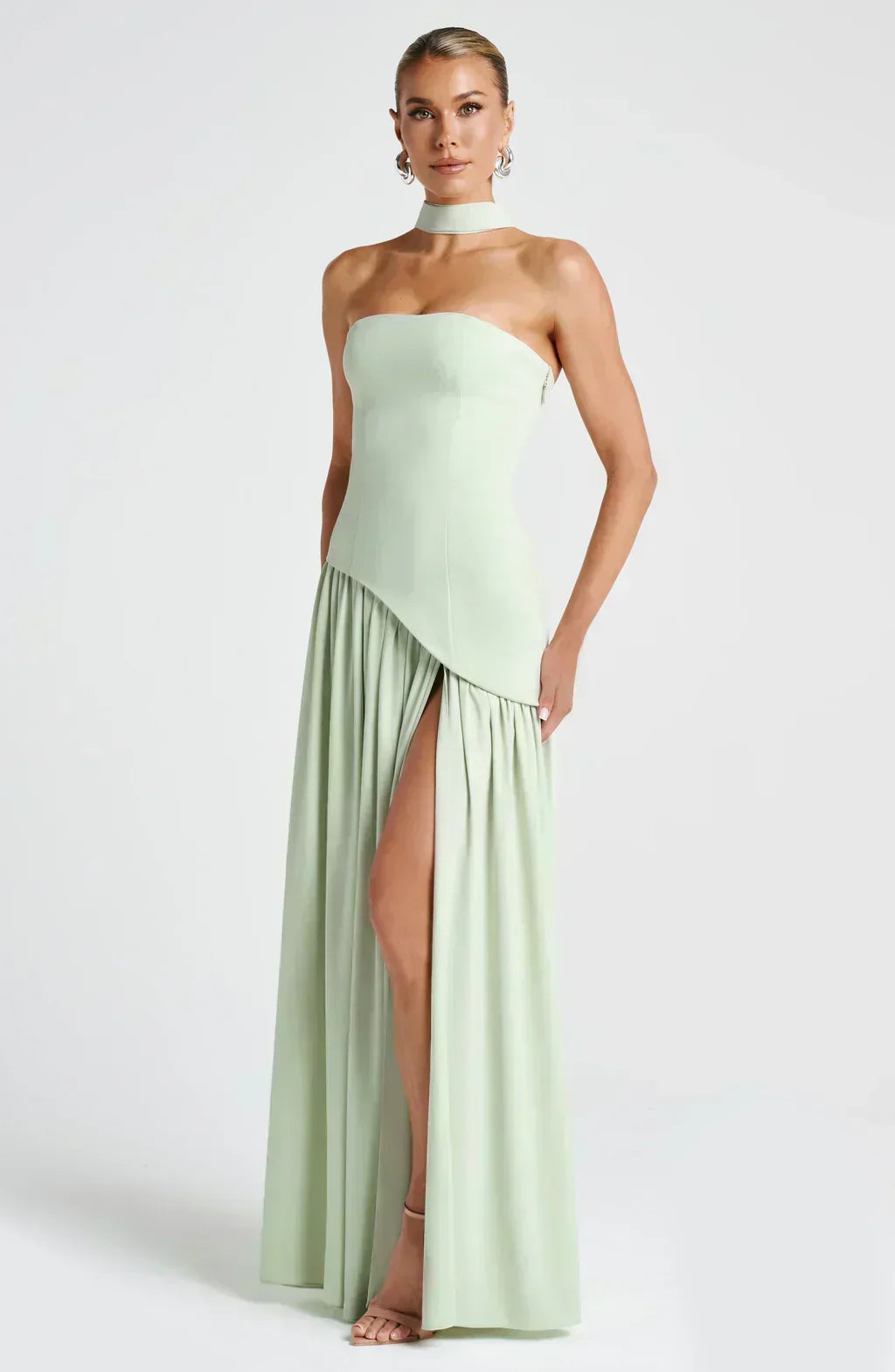 Emily | Asymmetric Maxi Wedding Guest Dress
