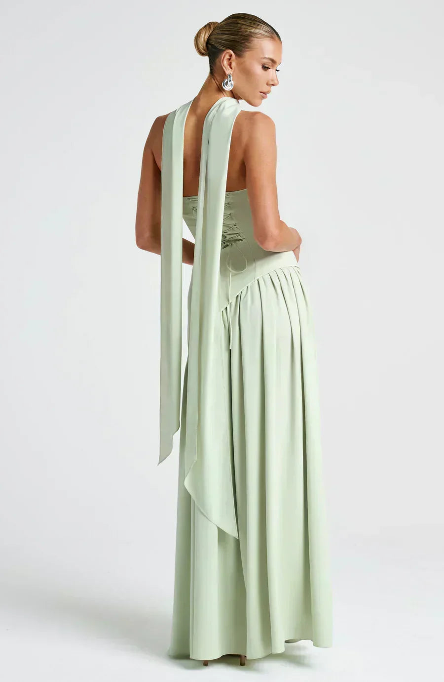 Emily | Asymmetric Maxi Wedding Guest Dress
