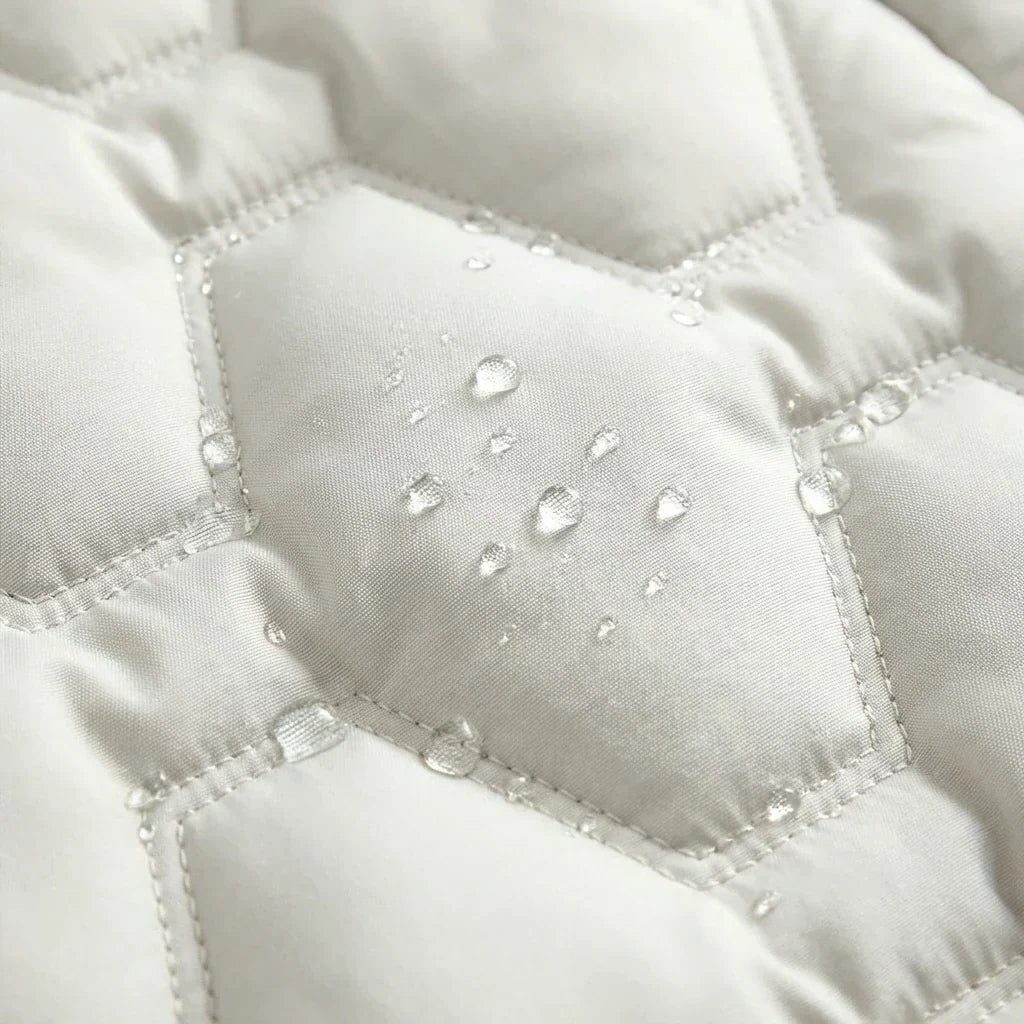 Maren | Hooded Longline Quilted Puffer Coat for Women
