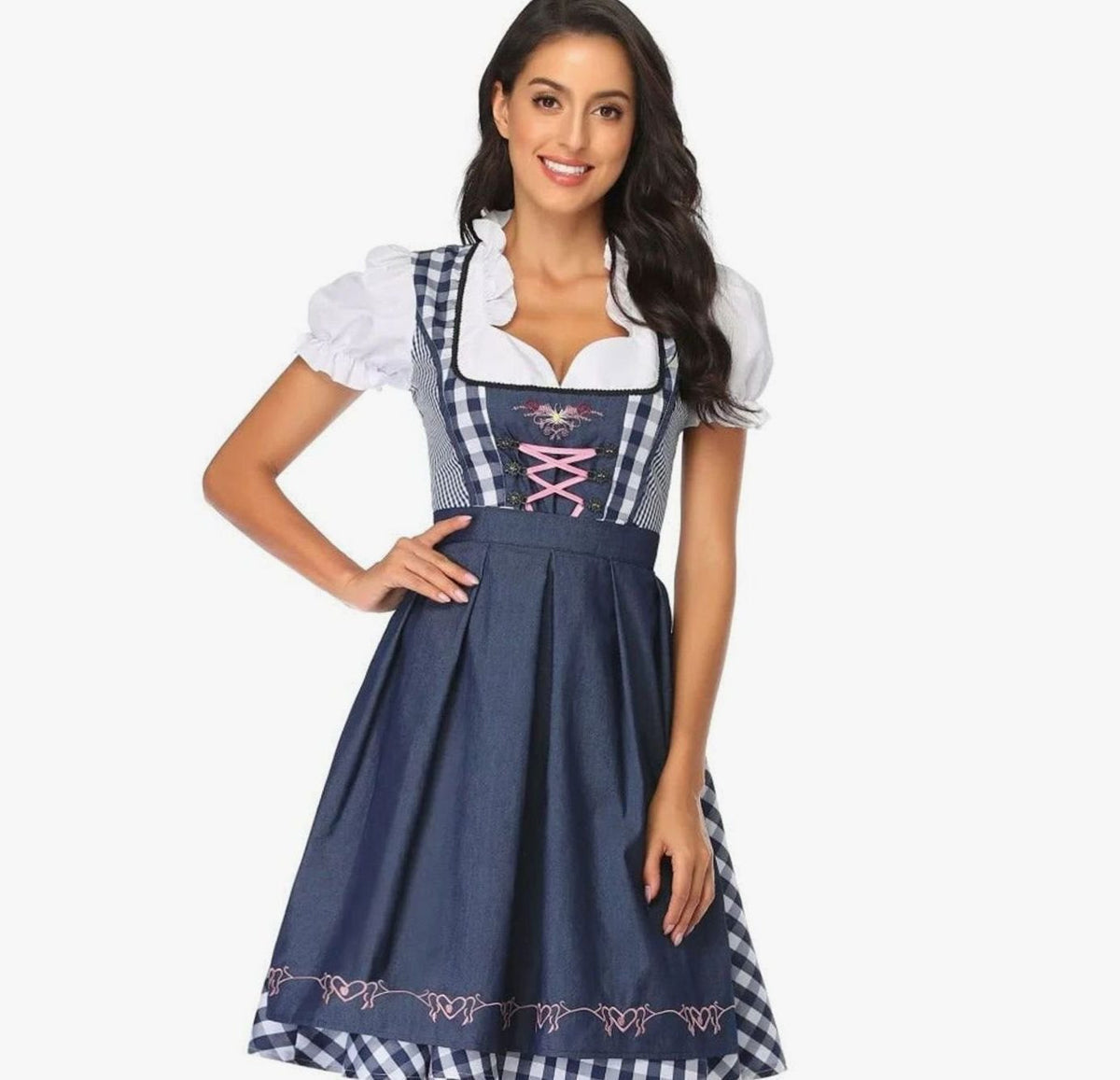 Nerissa | Oktoberfest Off-Shoulder A-Line Dirndl Dress for Women
