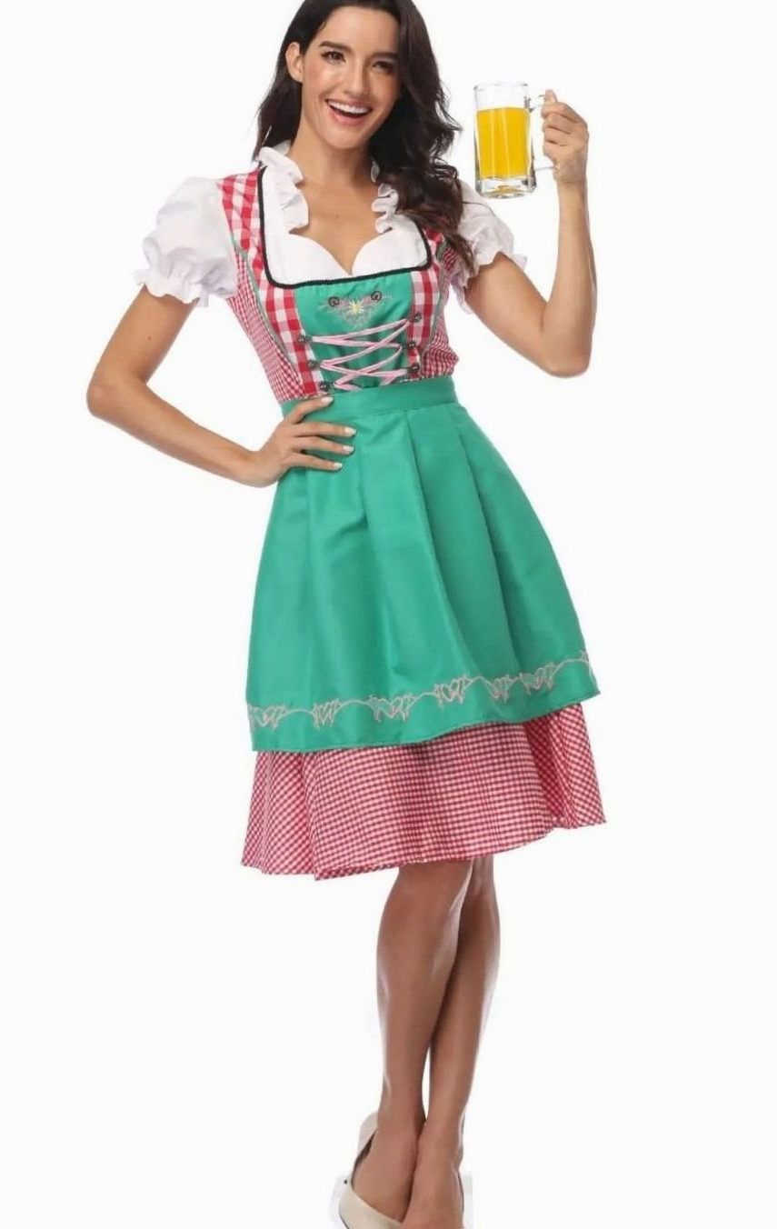 Nerissa | Oktoberfest Off-Shoulder A-Line Dirndl Dress for Women