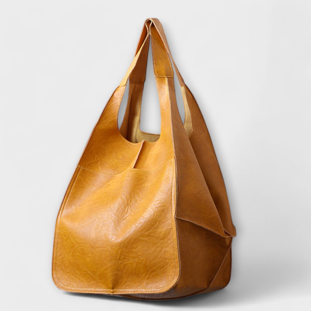 Urania | Oversized Leather Weekender Bag for Women