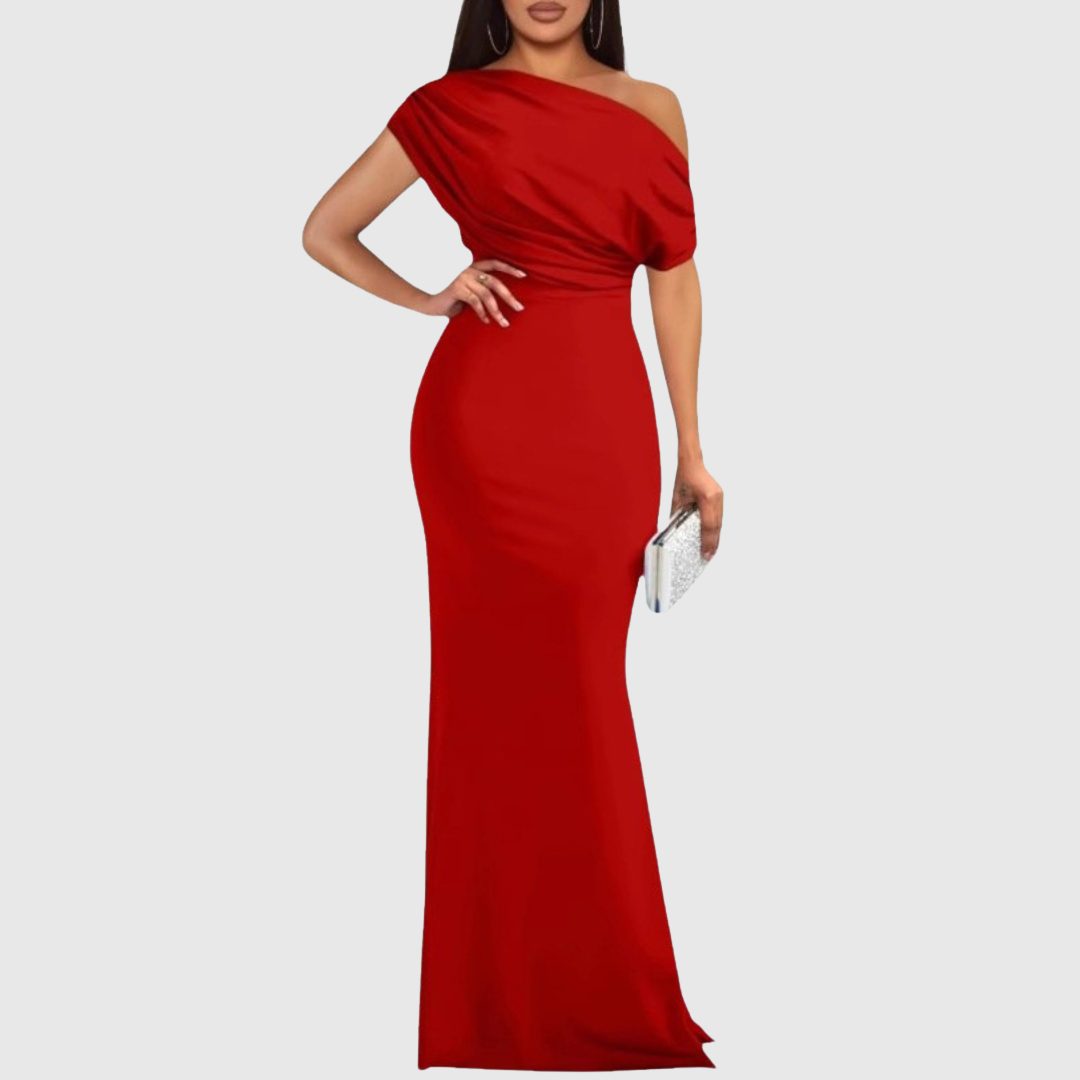 Violetta | One-Shoulder Maxi Gown for Women