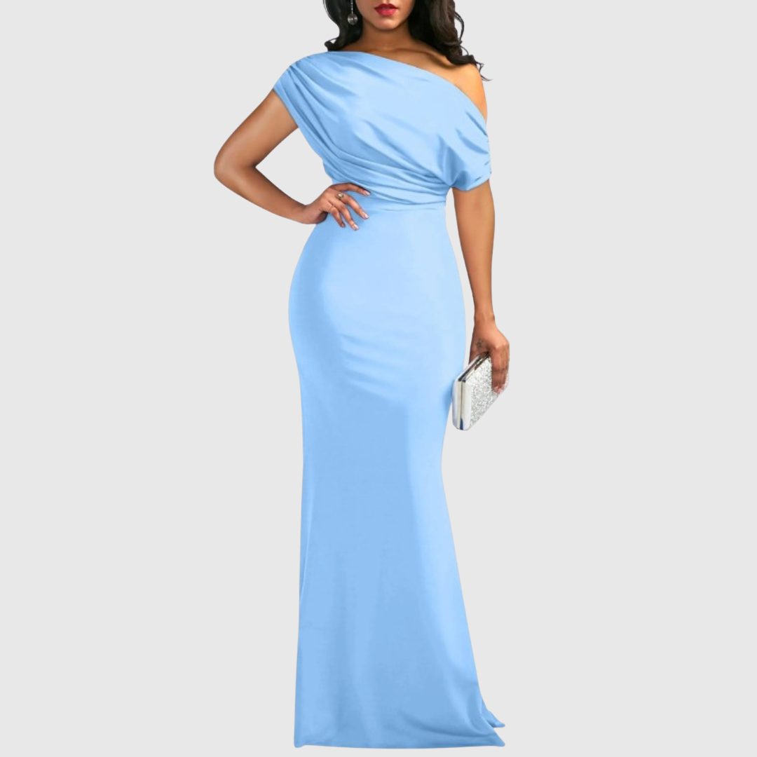 Violetta | One-Shoulder Maxi Gown for Women