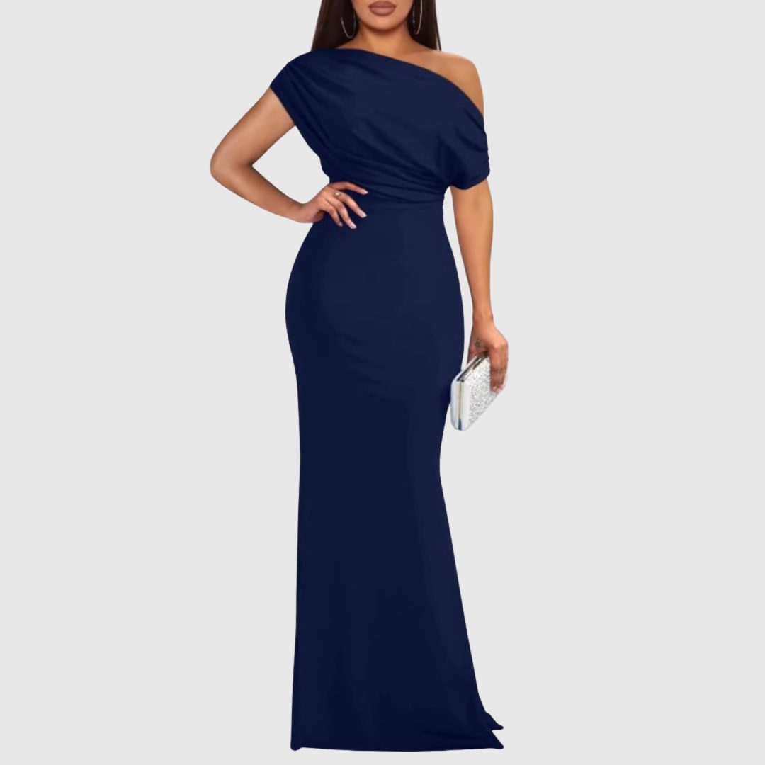 Violetta | One-Shoulder Maxi Gown for Women