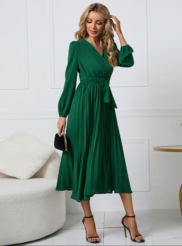 Grace | Long Sleeve Midi Wedding Guest Dress