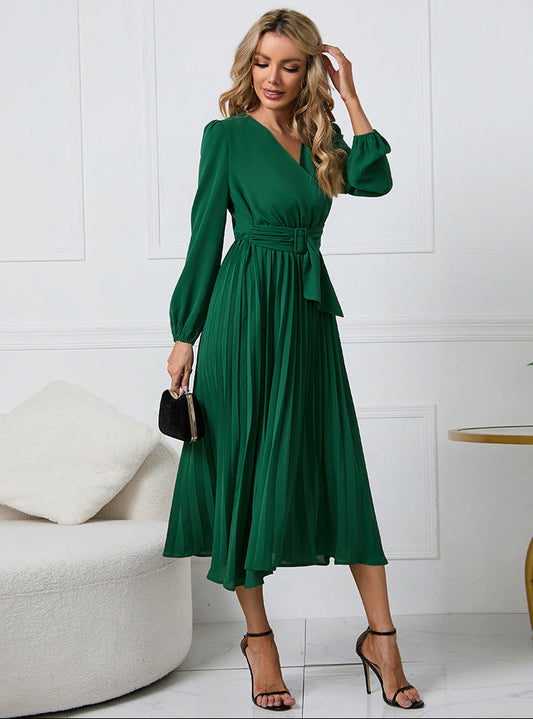 Grace | Long Sleeve Midi Wedding Guest Dress